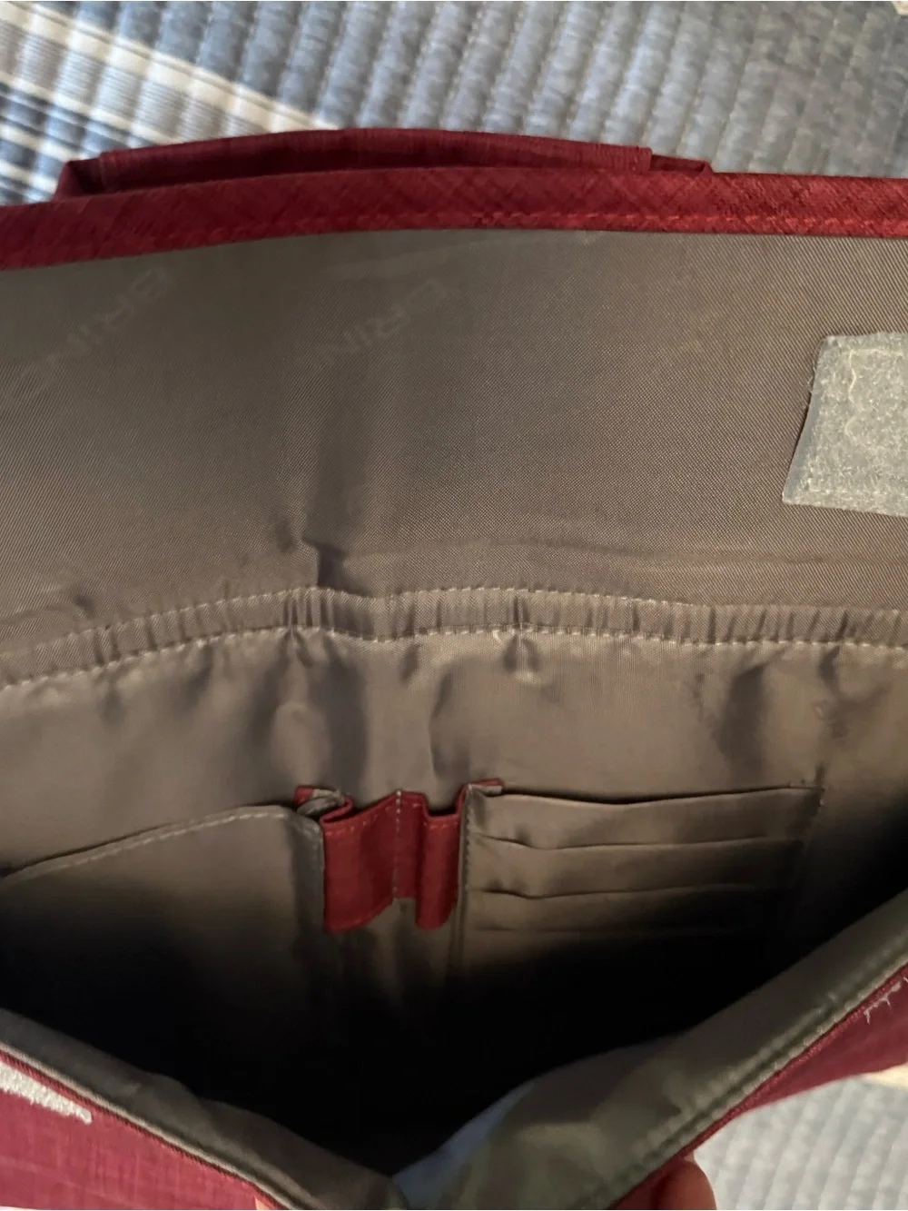 Burgundy Laptop Bag - women